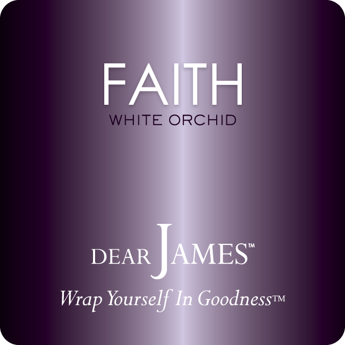 FAITH • White Orchid • Luxury Luminary Collection by DearJames®