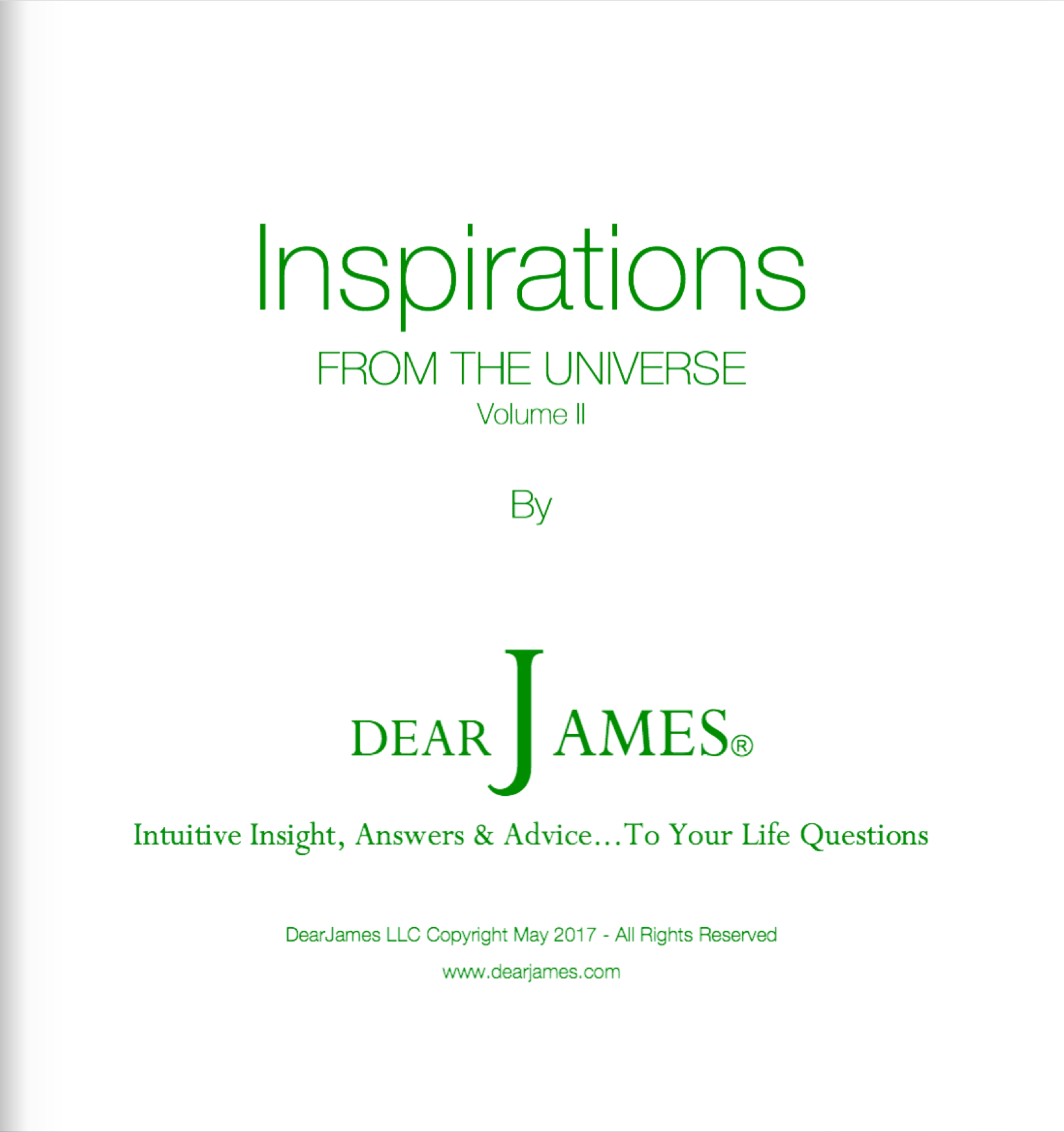INSPIRATIONS - From The Universe - Volume II